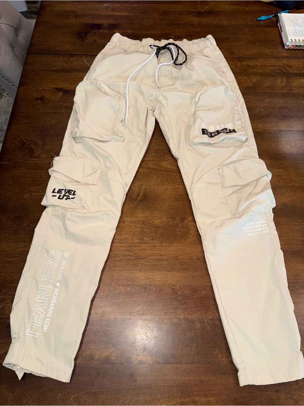 Smoke Rise “Fearless” Red Division Utility Cargo Pants